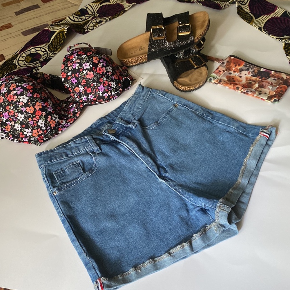 Shein denim women’s shorts size small